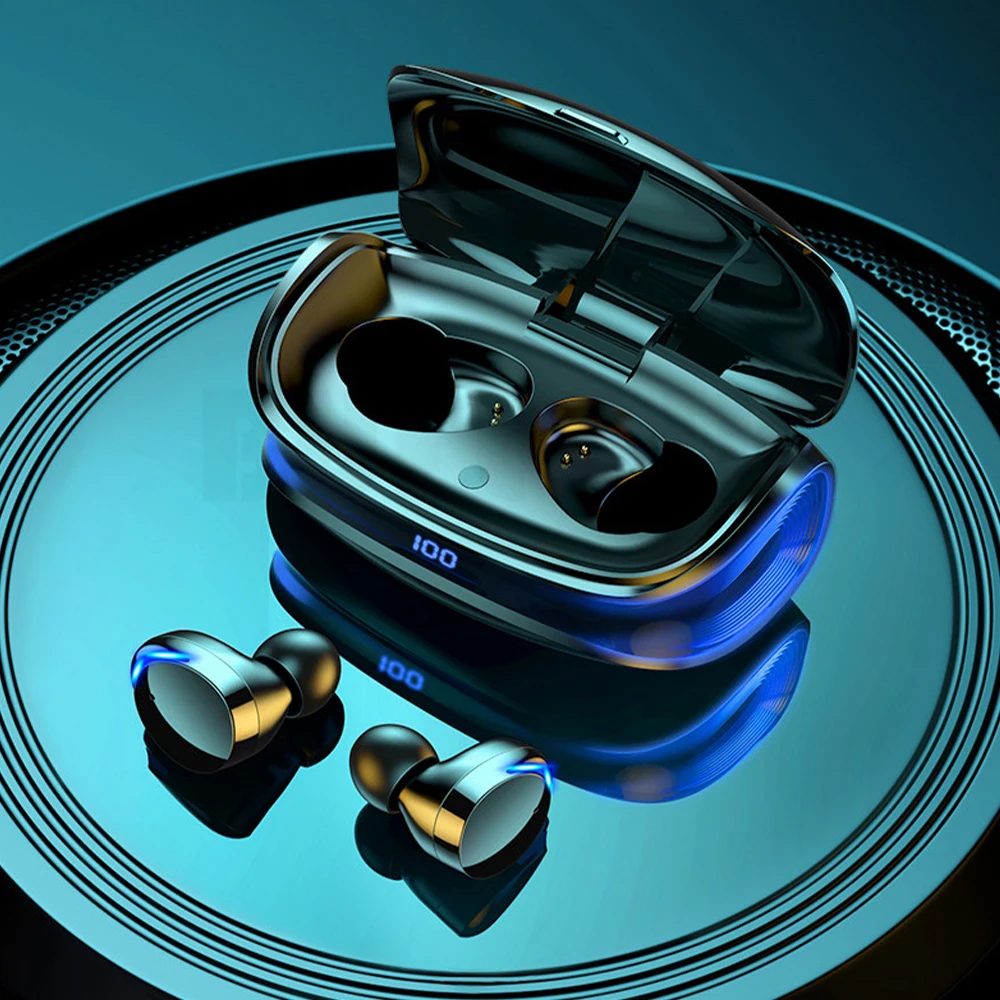 

Bluetooth 5.0 Earbuds Waterproof Game Wireless Headset with Microphone In Ear Headphones Sport Stereo Earphones