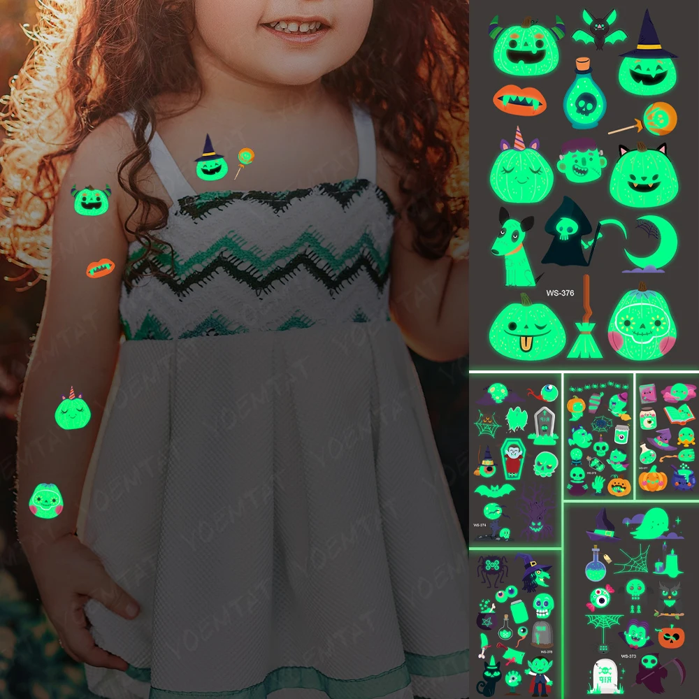 дьявол череп Временная тату наклейка на Хэллоуин водонепроницаемая лампа в виде