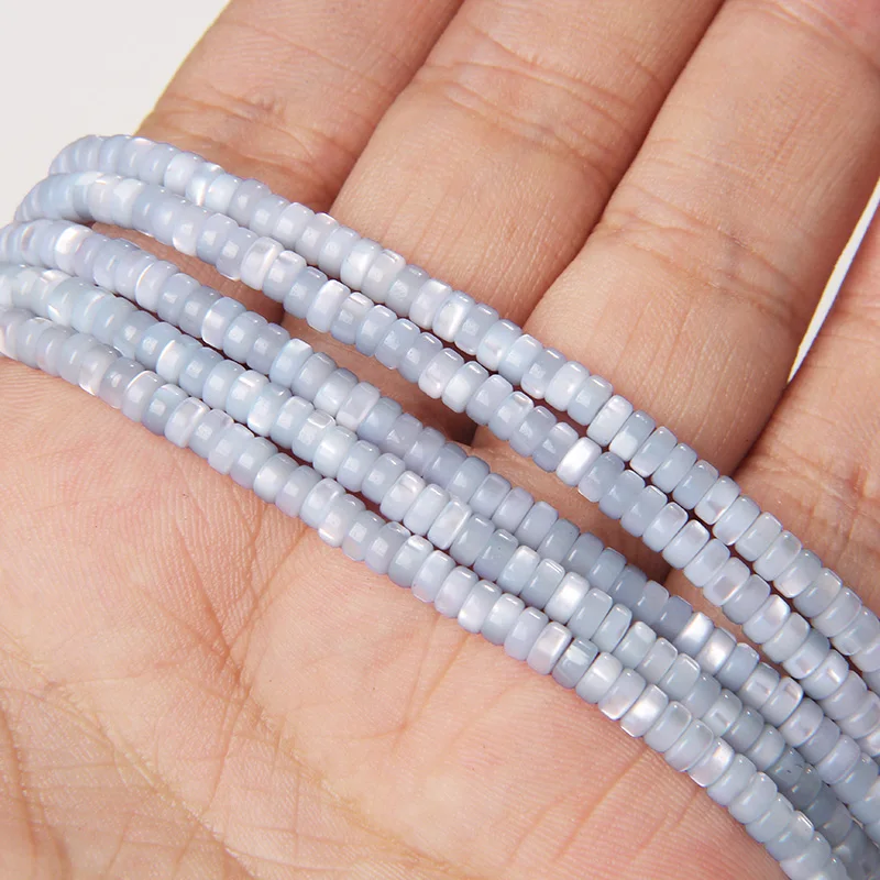 Натуральные бусины Heishi маленькие в форме груши окрашенные Круглые для