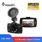 Автомобильный видеорегистратор Podofo, камера G30 Full HD 1080P 140 градусов, видеорегистратор для автомобилей с ночным видением, акселерометром, видеорегистратор