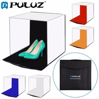 puluz 40cm 16inch shooting tent box portable photo softbox folding studio kits with 5 colors backdrops lightbox for photography