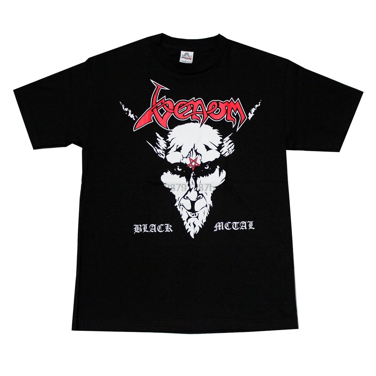 Venom ЧЕРНЫЙ металл рок группы футболка красный логотип дешевая распродажа 100%