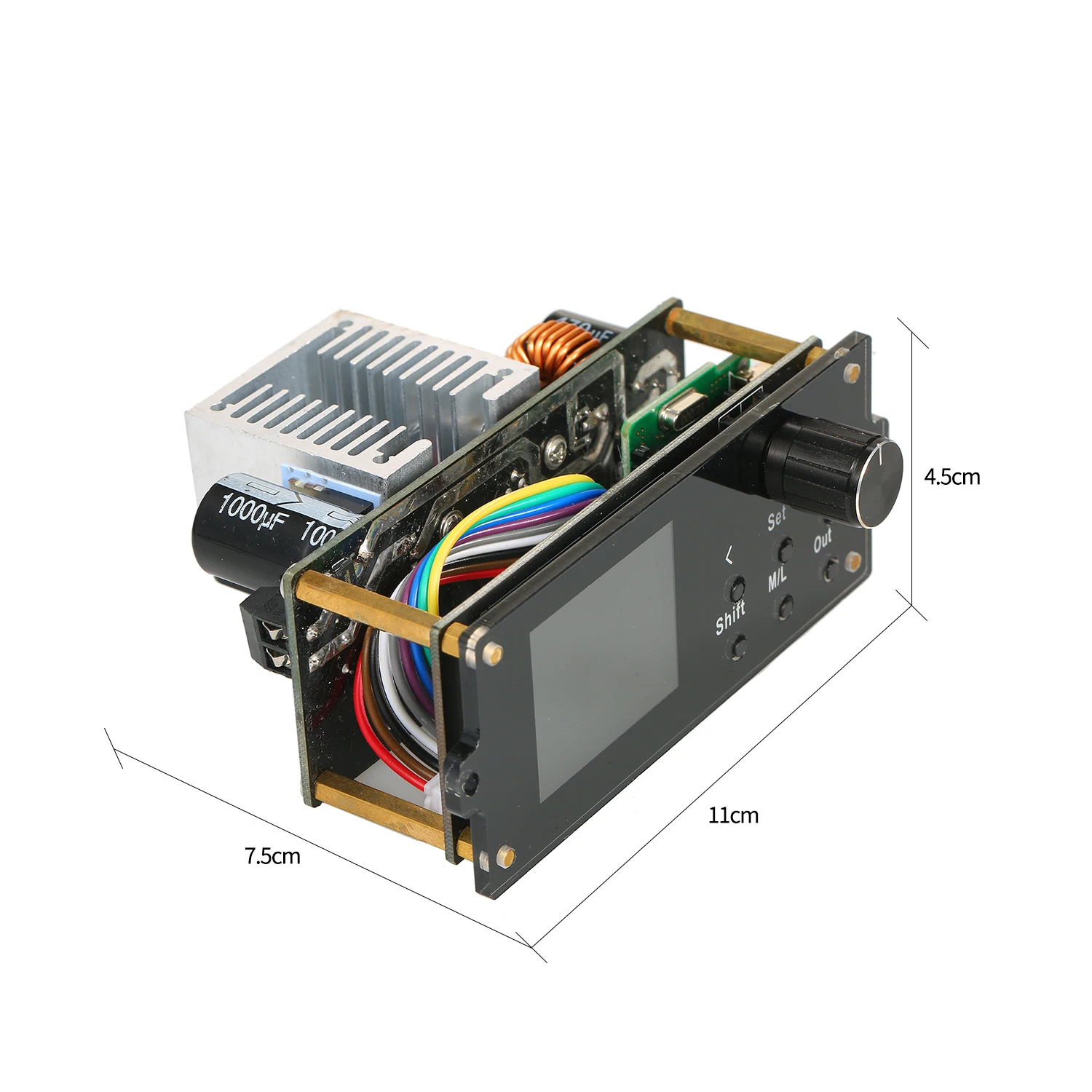 

DPX Series 1.8-inch CNC Constant Voltmeter Power Supply Step-down Module Integrated Voltage Ammeter 0-60.00V/0-5.000A DPX6005S