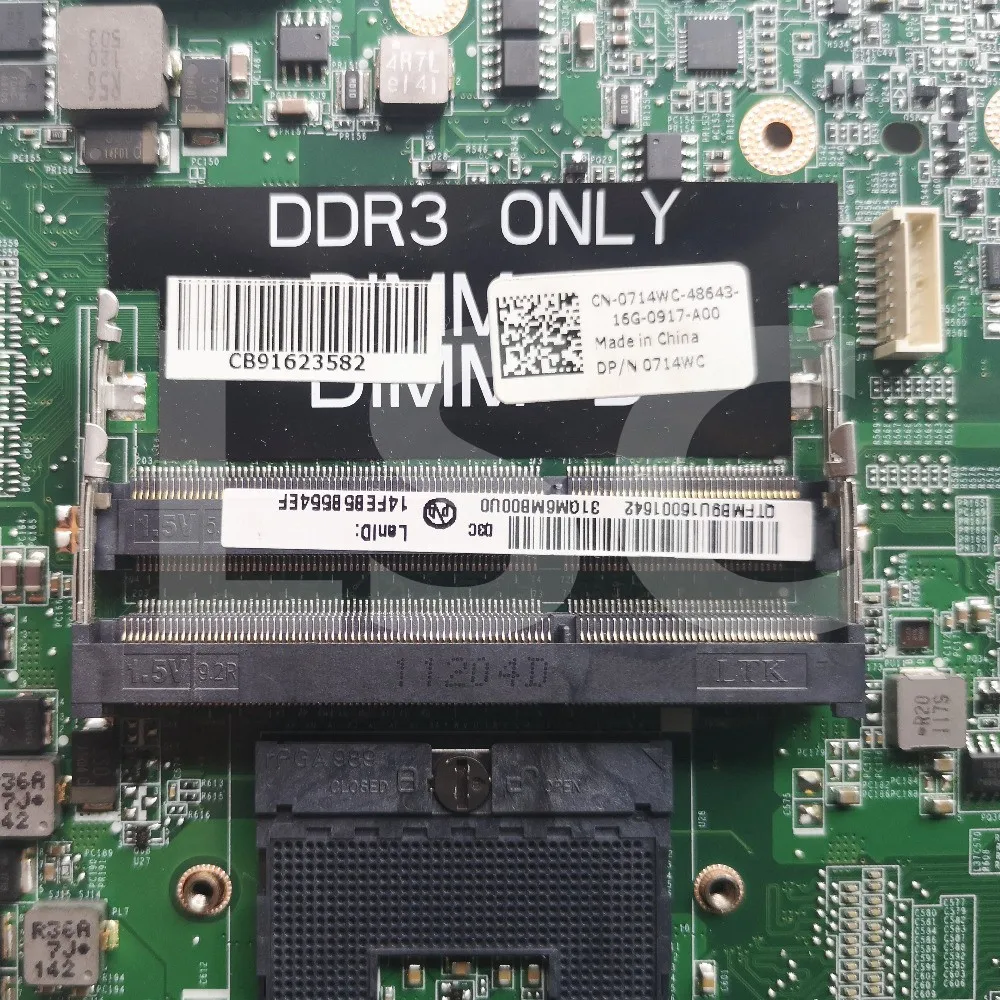 LSC для DELL XPS L502X материнская плата ноутбука CN-0714WC 0714WC 714WC GT540 2GB DAGM6CMB8D0 HM67 | Компьютеры