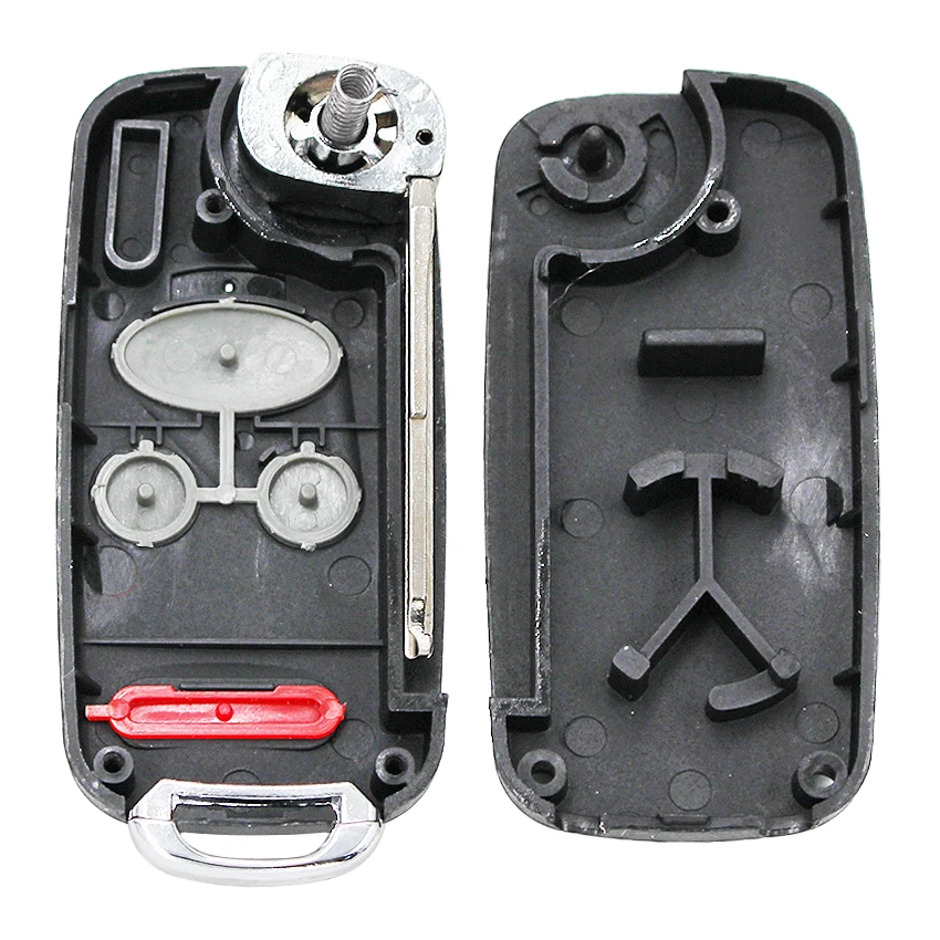 Переключатель модифицированный 3 + 1/4 кнопки Складной флип пульт брелок чехол для