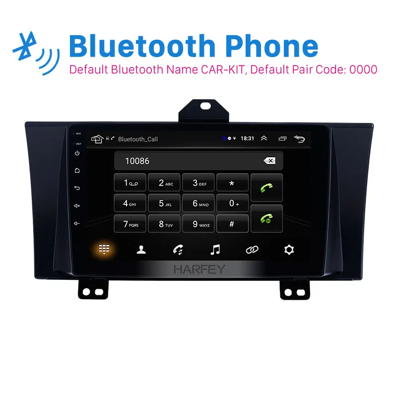 Автомагнитола 2DIN Harfey Android 9 0 GPS радио дюймов для Honda Elysion 2012 2013 2014 2015 2 5D экран