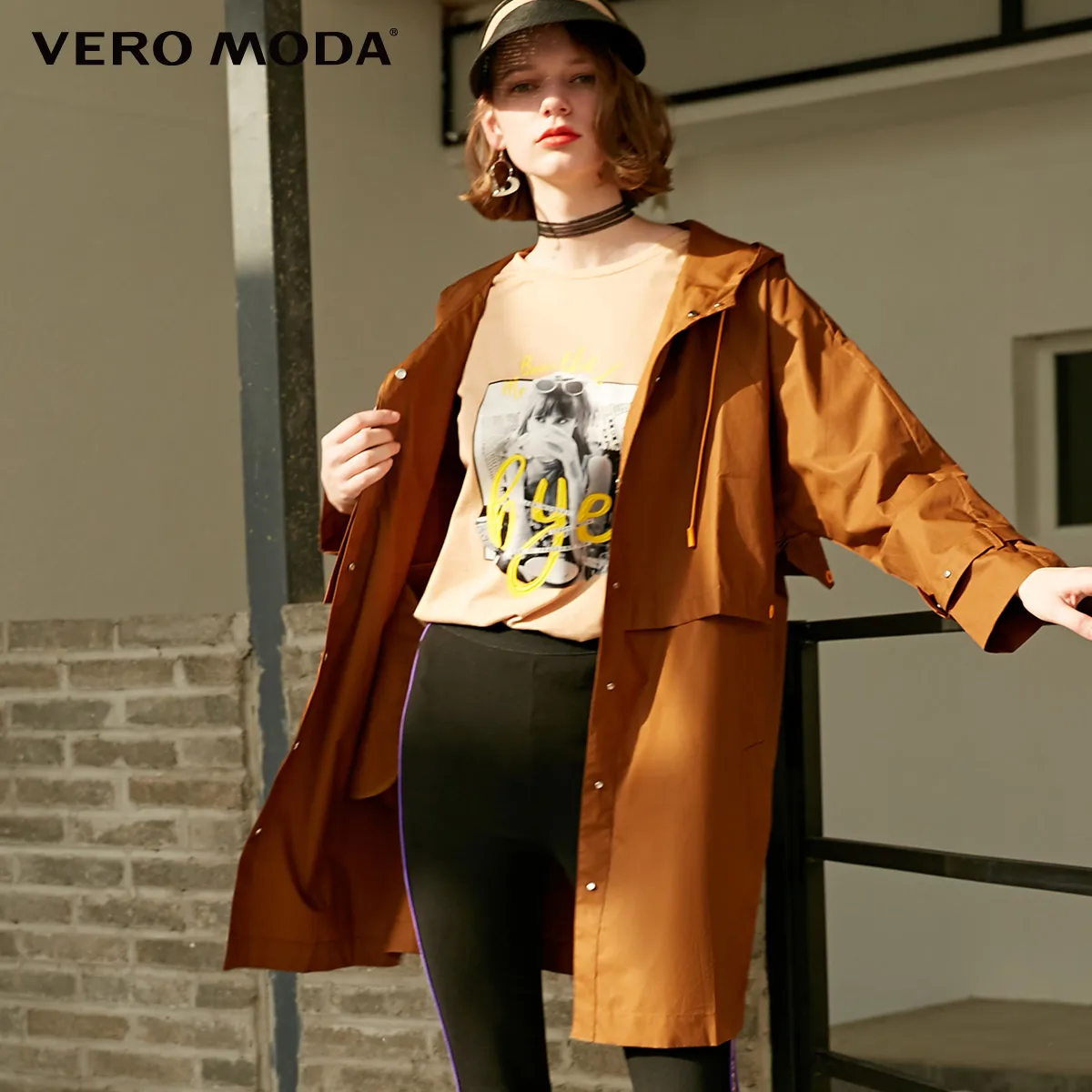 Vero Moda женский ветрозащитный дизайн хлопок Тренч | 319121535