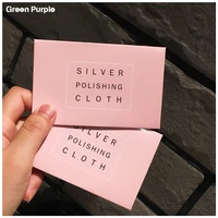 silver polish cloth used to wipe and maintain sterling silver gold jewelry special polishing clean jewelry tools anti tarnish