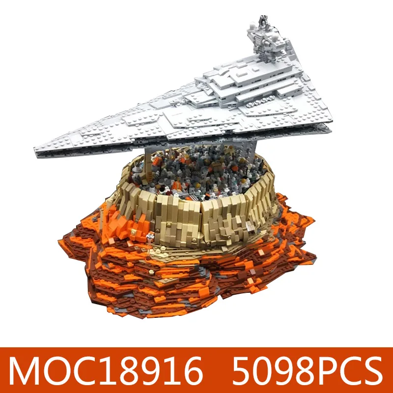 Форма король MOC суперразрушитель Круизный корабль Империя над джедхаем