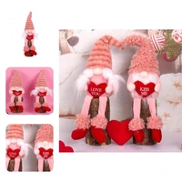 cute decoration romantic home kitchen decorations plush gnome for couple faceless doll faceless doll ornament