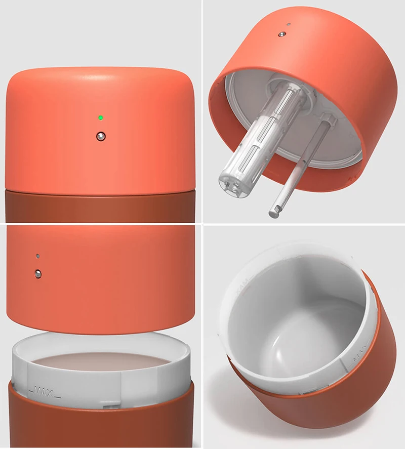 Настольный увлажнитель воздуха Xiaomi Mijia VH, умный мини-увлажнитель, 420 мл, 10 часов, тихий, Очищающий воздух, с сенсорным управлением, переносной для дома