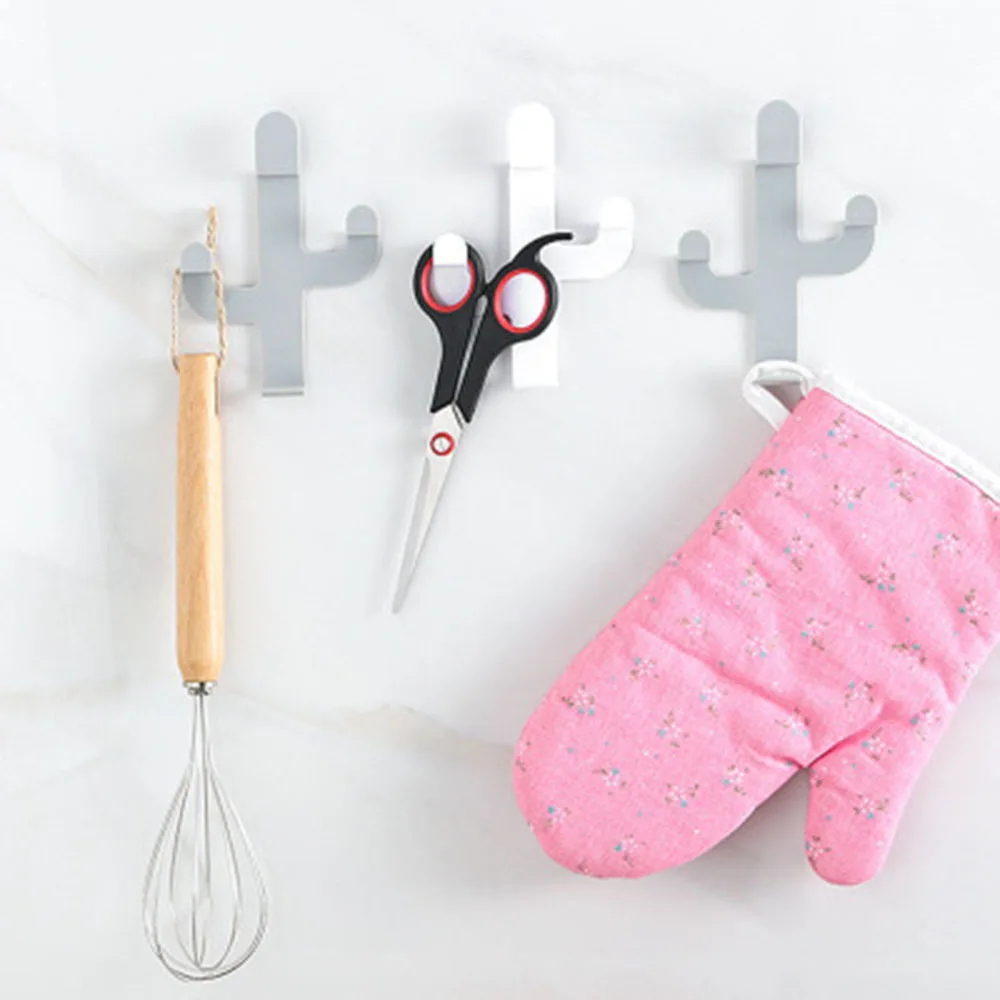 Крючок для зонта в форме кактуса настенный многофункциональный держатель