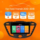 Автомагнитола на Android, 32 ГБ, GPS, мультимедийный плеер для Ford Transit 2013, 2014, 2015, 2016, 2017, 2018, автомобильный стерео, SWC, без DVD, поддержка DVR