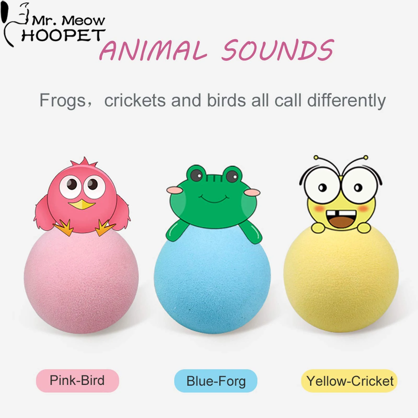 

Умные игрушки для кошек Hoopet, интерактивный мяч, тренировочная игрушка для кошек, мяч для домашних животных, товары для питомцев, игрушка для ...
