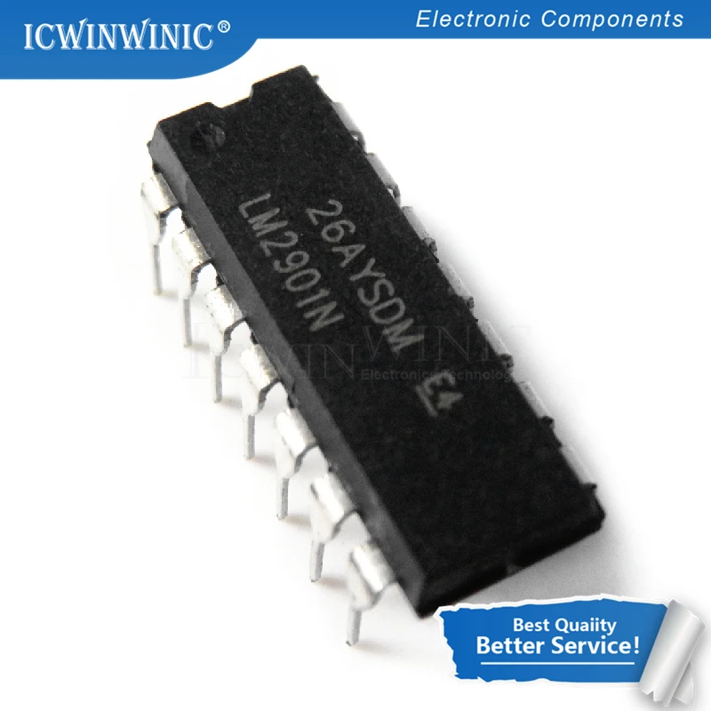 5 шт. LM2901N DIP 14 LM2901 DIP14 2901N DIP|Интегральные схемы| |
