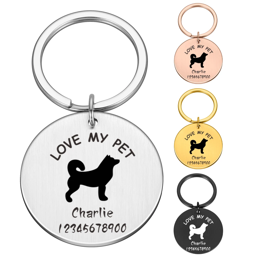 Идентификационная бирка для собак персонализированная идентификационная кошек