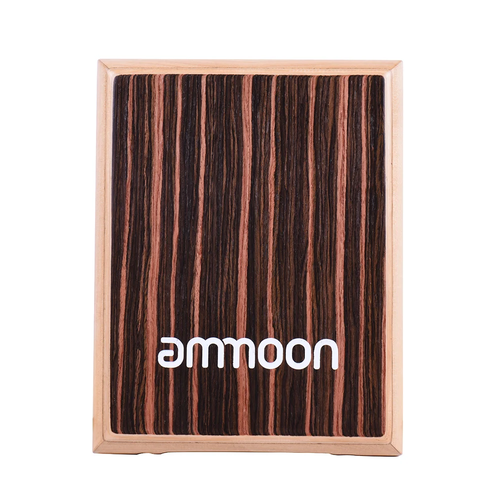 Компактный дорожный бокс барабан ammoon Cajon плоский ручной перкуссионный