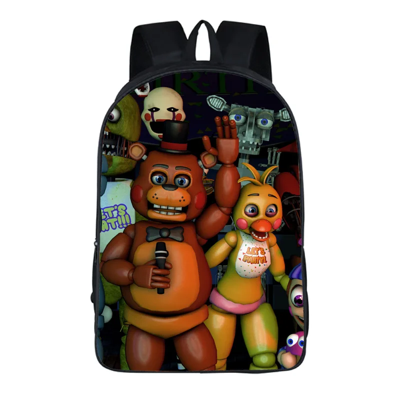 Five Nights At Freddy's FNAF школьные сумки для мальчиков и девочек, рюкзак, детский подарок, Аниме Сумка, игрушки для детей, рождественский подарок
