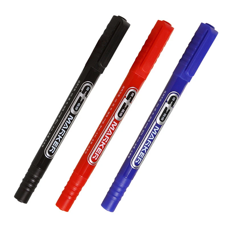 1 шт. маленькие маркеры с двойным наконечником быстросохнущие для маркировки