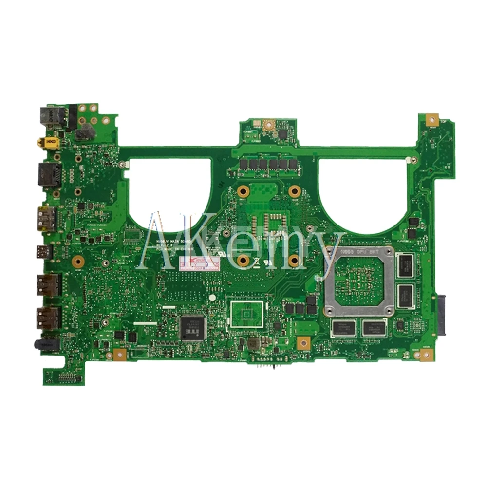 N550JK материнская плата для ноутбука For Asus N550jv N550J N550JX I5-4200HQ GT850M GPU 100% ТЕСТ ОК |