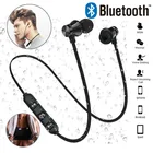 Магнитные музыкальные Bluetooth 4,2 наушники XT11, Спортивная беспроводная гарнитура для бега с микрофоном для IPhone, Samsung, xiaomi