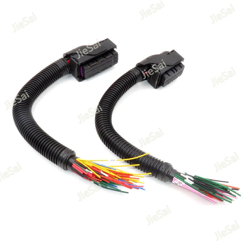 60 94 Pin Automotive EDC16 ECU  Common Rail Connector Computer Board Socket Auto Plug With Wiring Harness For Bosch