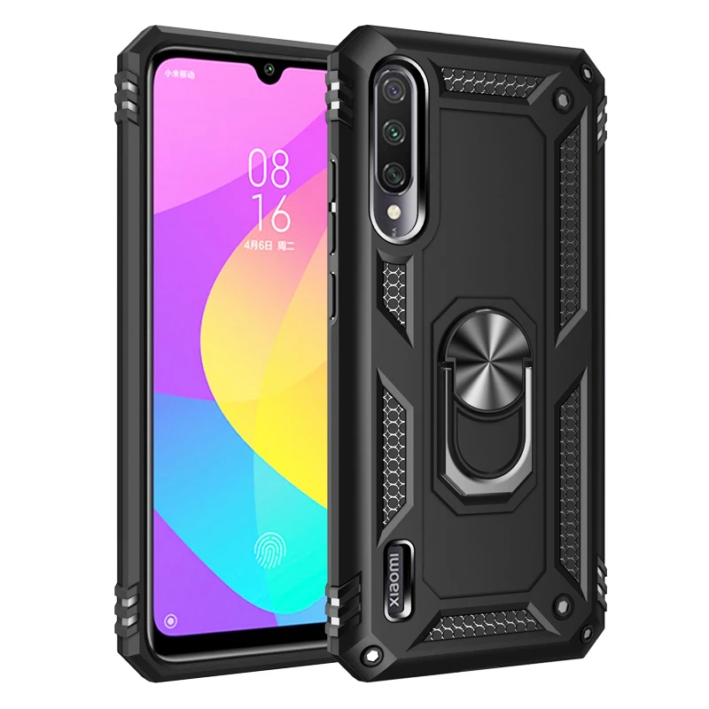 

Shockproof Armor Case For Xiaomi Mi 9 Lite SE A3 Lite Mi9 9T 10T Pro Case For Redmi Note 9 9S 7 8 T Pro Max 8T Ring Holder Cover