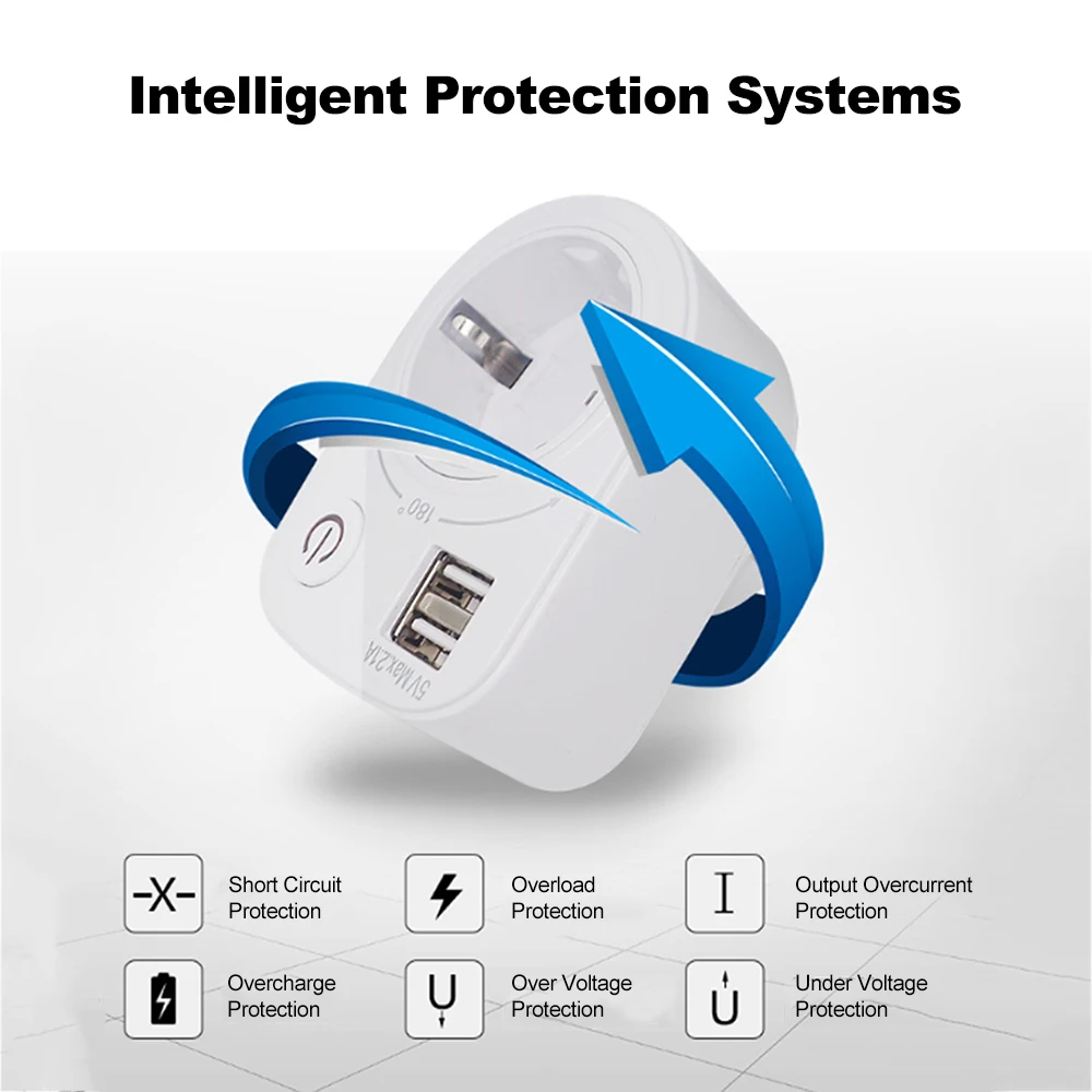 5V 2.1A Электрический адаптер зарядного устройства с двойным USB интеллигентая (ый)