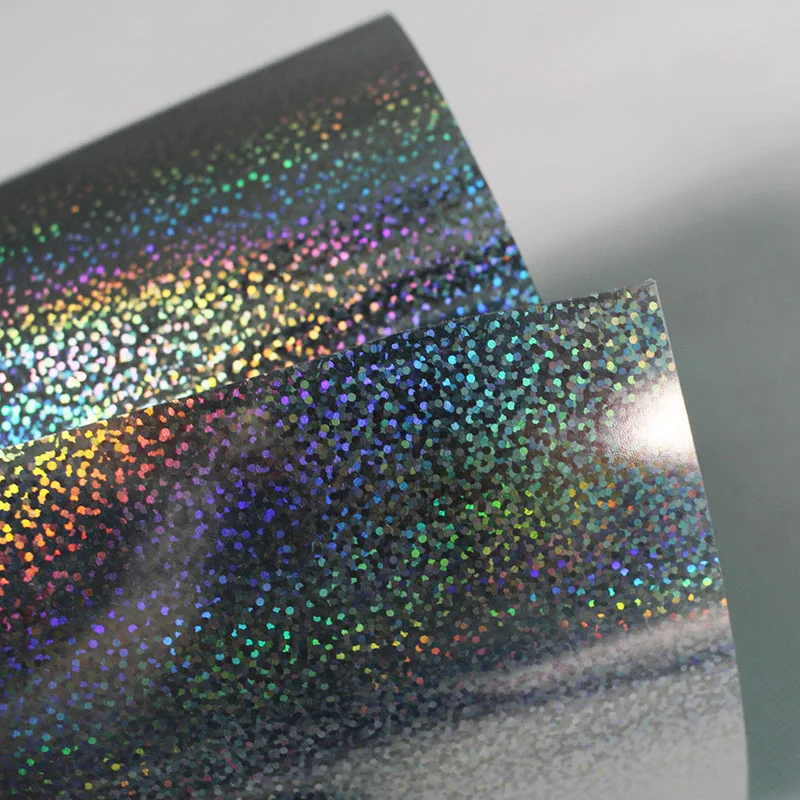 

Free Shipping 1 Sheet 25cmx100cm (10"x20") Metallic Laser Reflective Heat Transfer Vinyl for Heat Press Machine Cutting Plotter