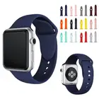 Ремешок силиконовый для iWatch Series 4 3 2 1 38 мм 42 мм 40 мм 44 мм