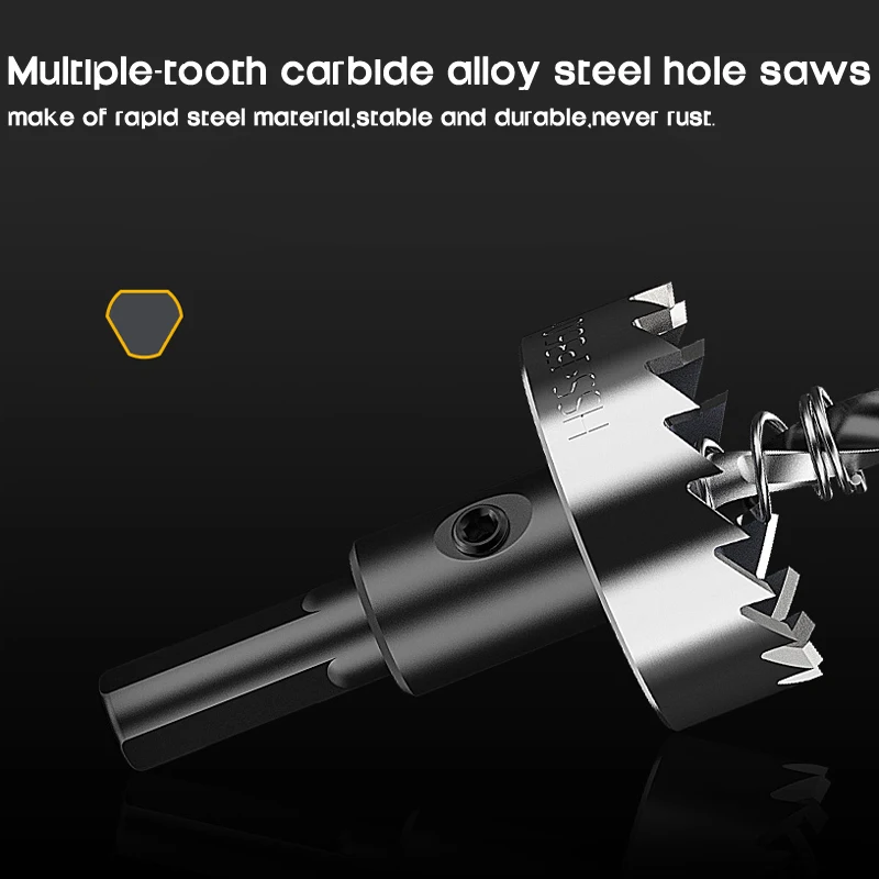 Набор сверл Holesaw Твердосплавный Наконечник быстрорежущая сталь пила резак набор