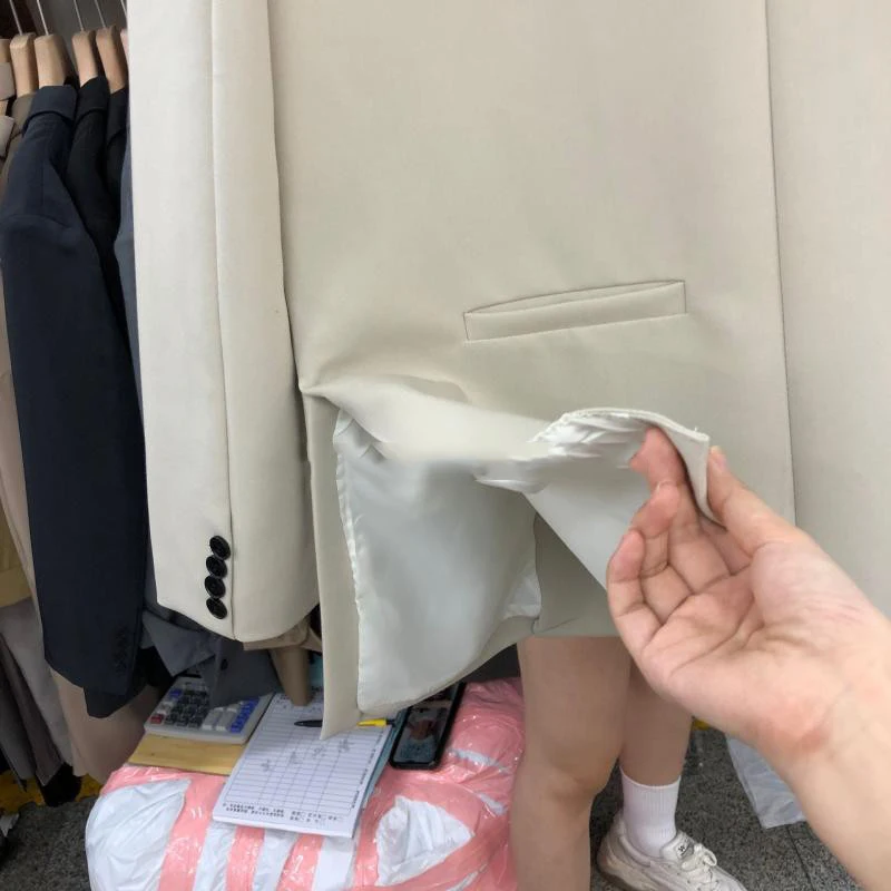 

Sister Fara New Fashion Chic Blazer Long Sleeve Jacket Women Spring Double Breasted Jacket Coat Autumn Office Lady Loose Blazers