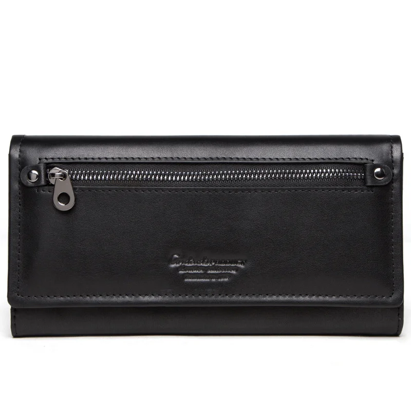 

Black Angel lady's handbag multi functional long leather women's wallet