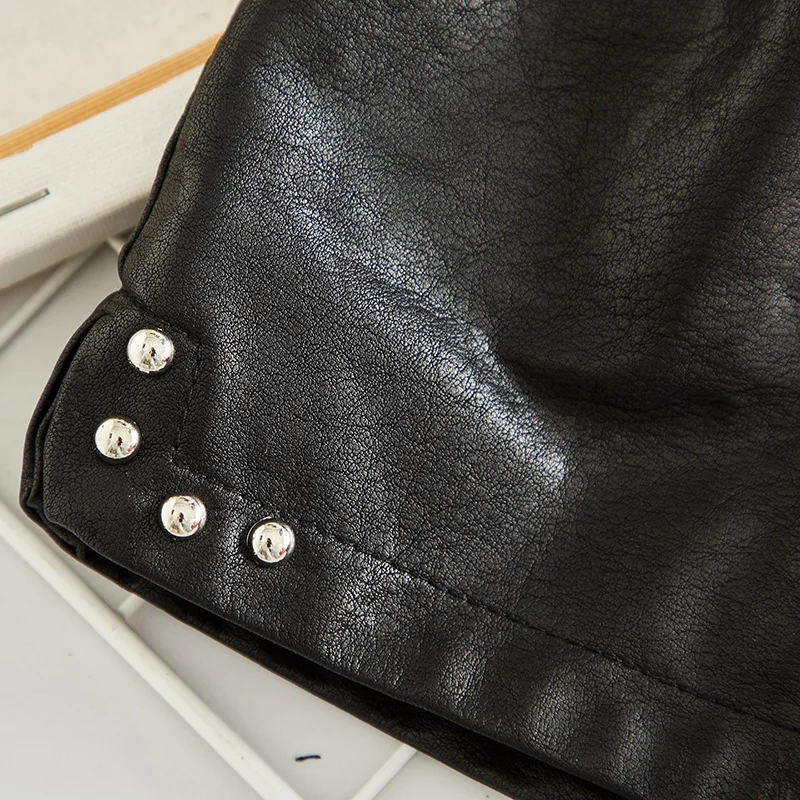 Детские шорты из ПУ кожи на возраст 2-14 лет |