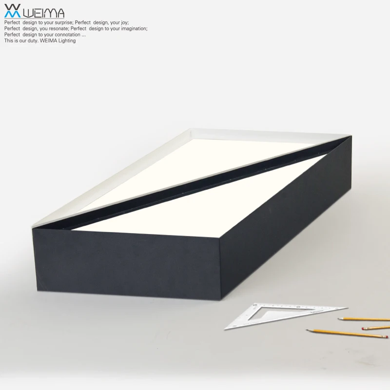 

modern LED geometric ceiling lamp triangle Art Corridor balcony simple kitchen bedroom lamp