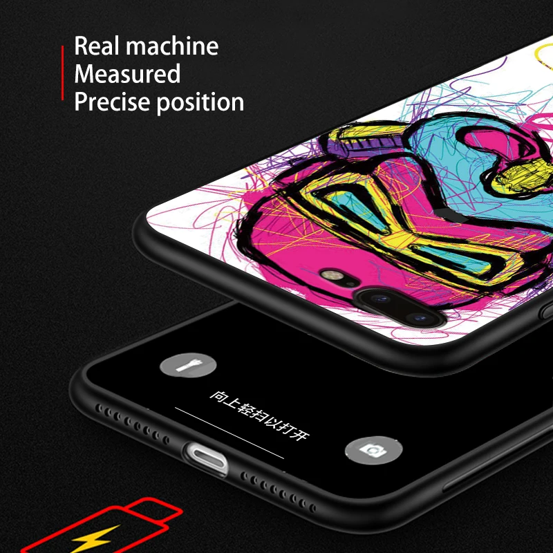 Phone Case For iphone 11 Pro Max XR XS MAX X Apple 8 7 6 5s s Plus Silicone TPU Anti-shock Cover capa | Мобильные телефоны и