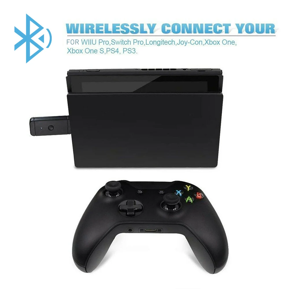 

Controller Adapter USB Bluetooth Wireless Wired Controller Gamepad Converter for Nintendo Switch NS Slim Wired Controller