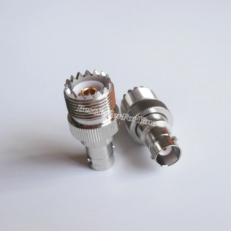 1 шт. адаптер UHF SO239 Female SO-239 к BNC Jack RF коаксиальный радиочастотный соединитель |