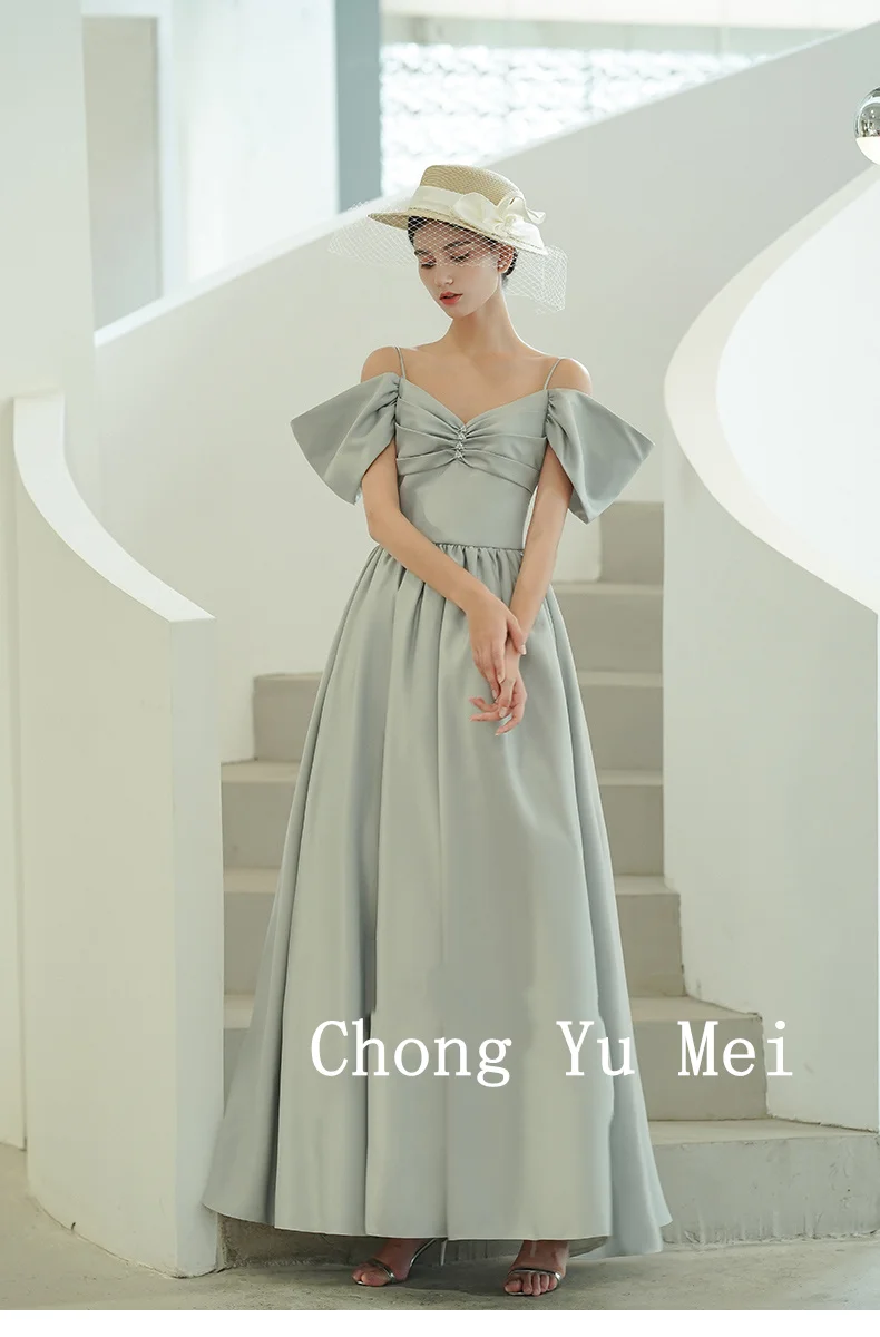 Новое атласное мятно-зеленое платье для девочек особых случаев | Платья