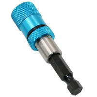 14 magnetic quick release drill hex shank electric drill bit magnetic screwdriver bit holder steel magnetism extension rod