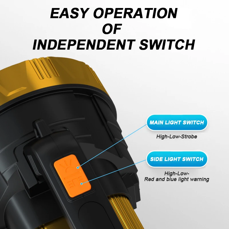 구매 아웃 캠프 램프 LED 캠핑 라이트 USB 충전식 손전등 디 밍이 가능한 스포트 라이트 작업 빛 방수 서치 비상 토치