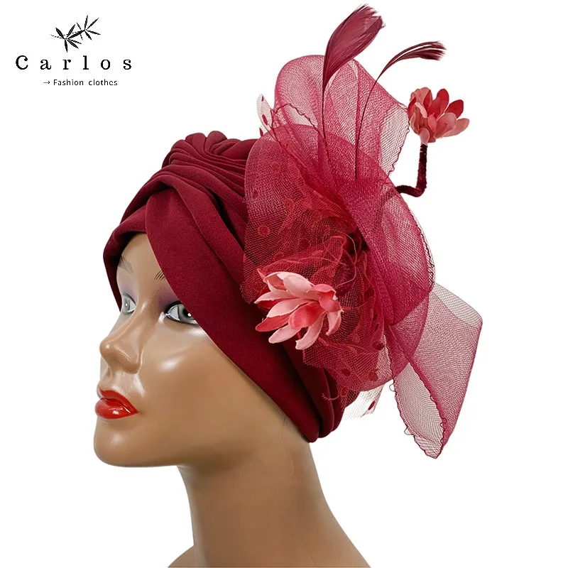 2021 модная мусульманская женская шапка-тюрбан шляпа Золотая Бархатная Горячая