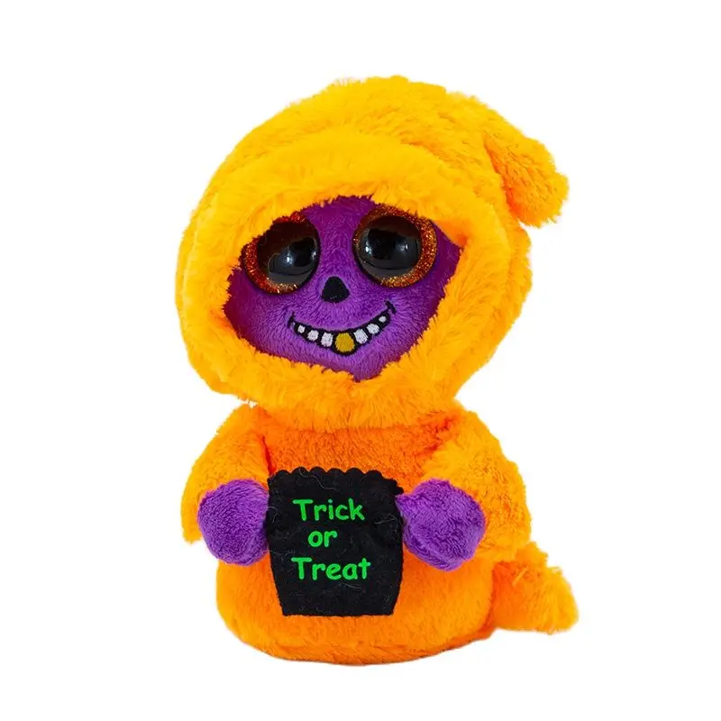 

New Ty Big Eyes Beanie Boos 6" 15 cm Purple Ghost Cute Plush Stuffed Doll Toy Halloween Style Best Christmas Gift for Children