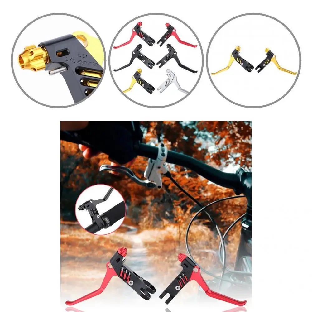 

Premium Quick Rebound Not Easy to Rust Aluminium Alloy Bike Brake Lever Brake Handle Lever Brake Handle 1 Pair
