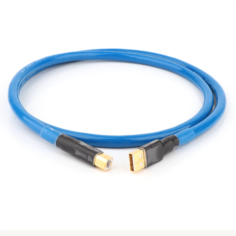 HI-End покрытый USB-кабель USB2.0 от A до B цифровой аудиокабель DAC Профессиональный 2 0