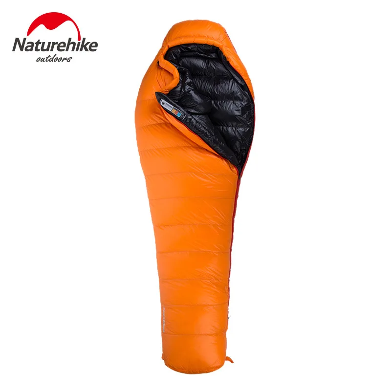 Туристический спальный мешок Naturehike ультралегкий на утином пуху уличный