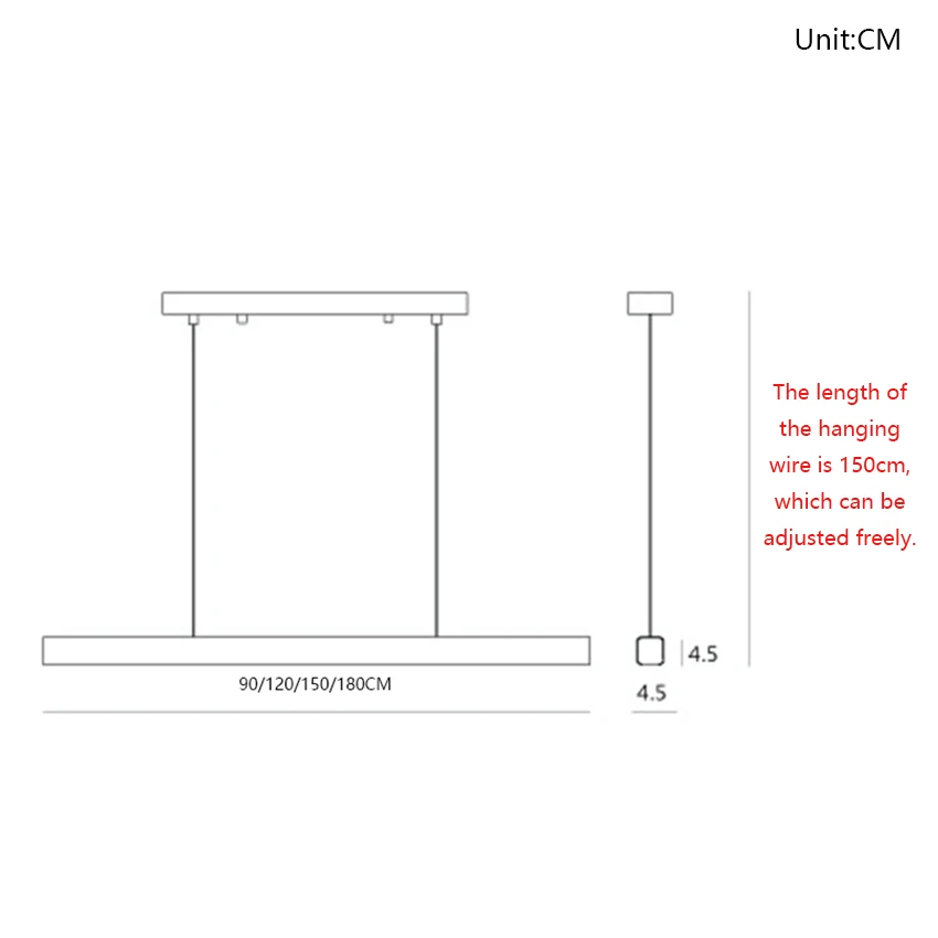 Современная Длинная Деревянная светодиодная Подвесная лампа Минималистичная
