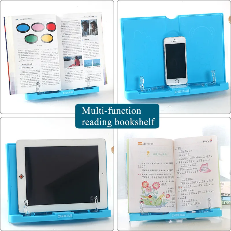 Портативная подставка для книг держатель чтения полка документов складной