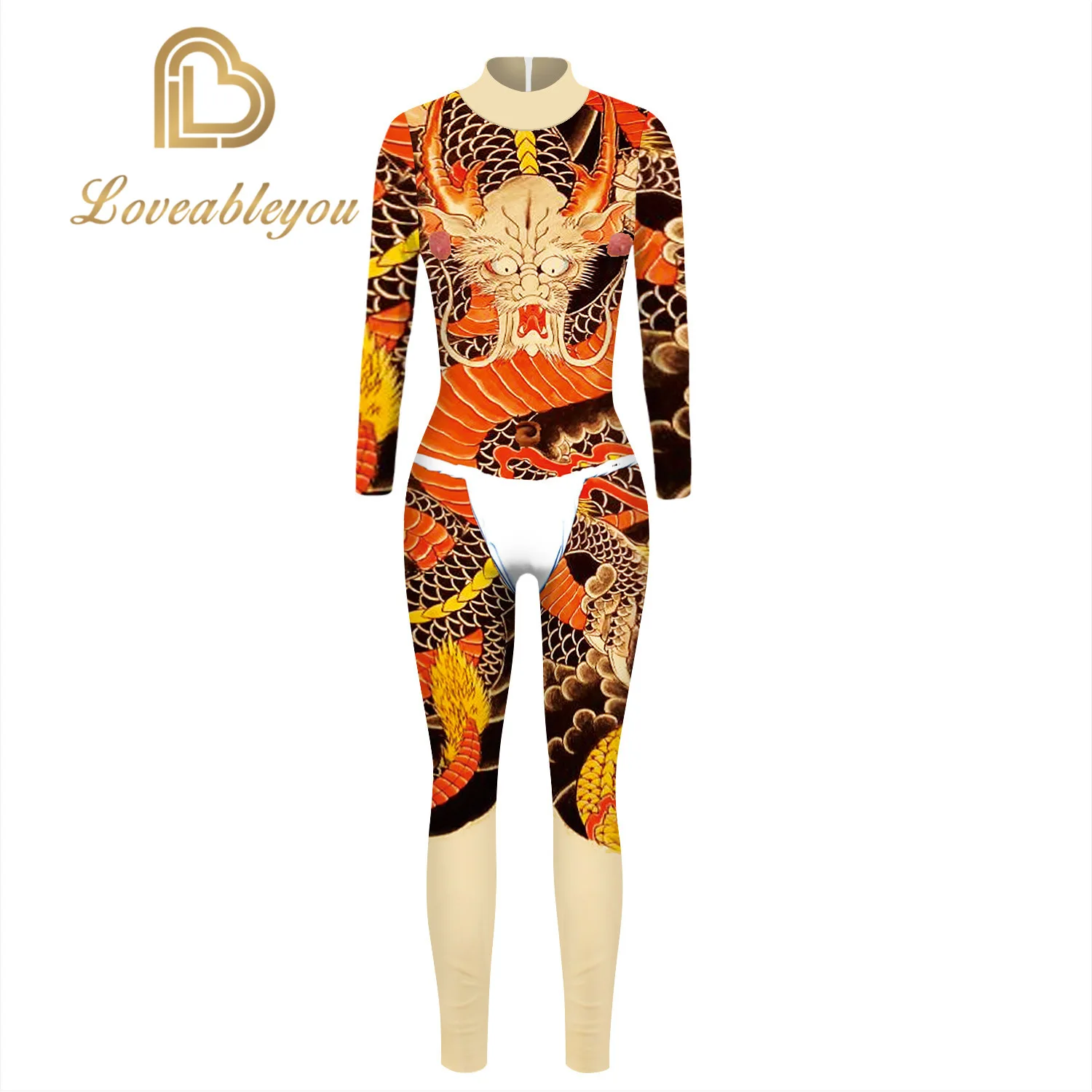 Костюм с принтом скелета на Хэллоуин для взрослых и женщин карнавальный костюм