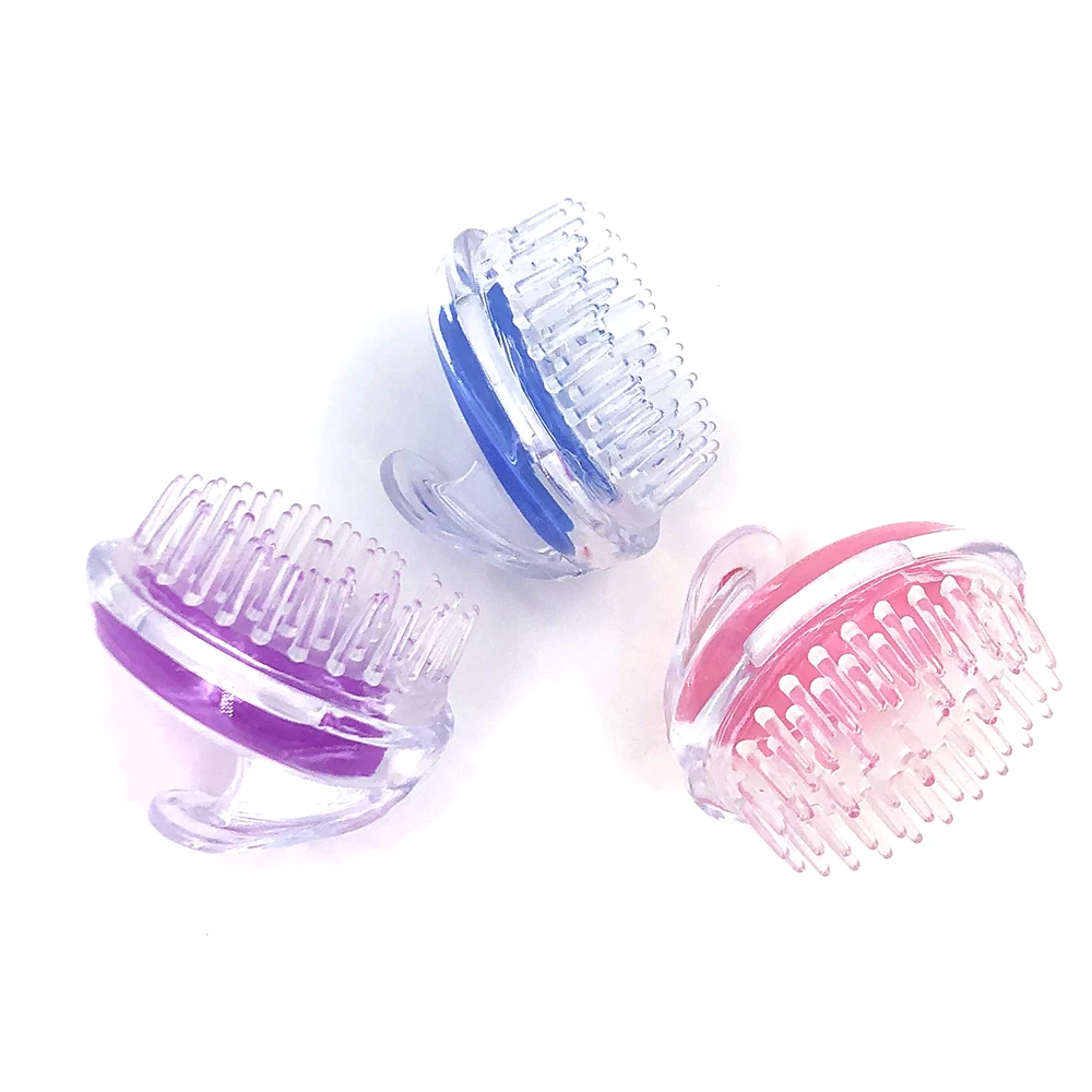 Силиконовый массажер для головы и тела Шампунь Щетка массажа Уход за волосами